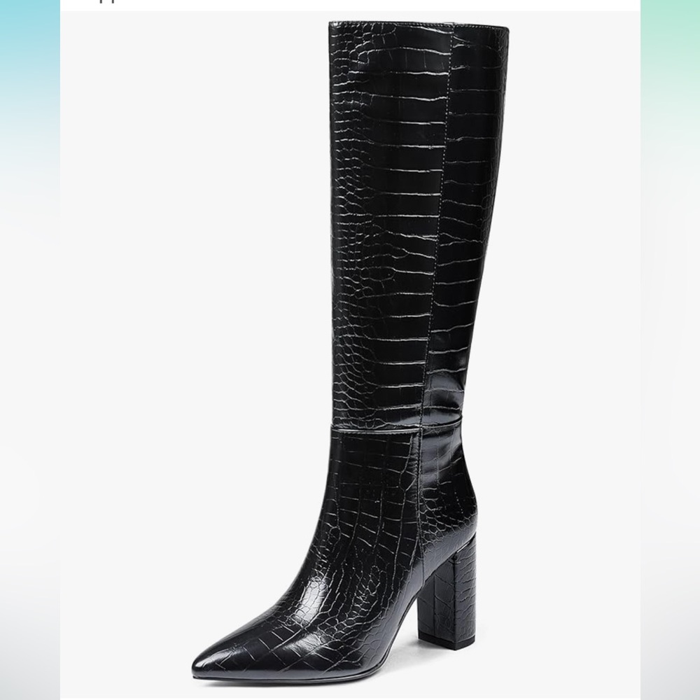 Women’s knee high leather boots